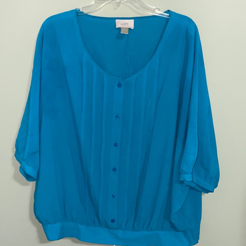 Blue loft dressy shirt